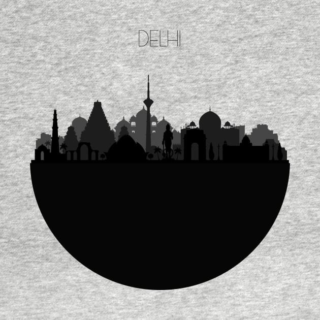 Delhi Skyline by inspirowl